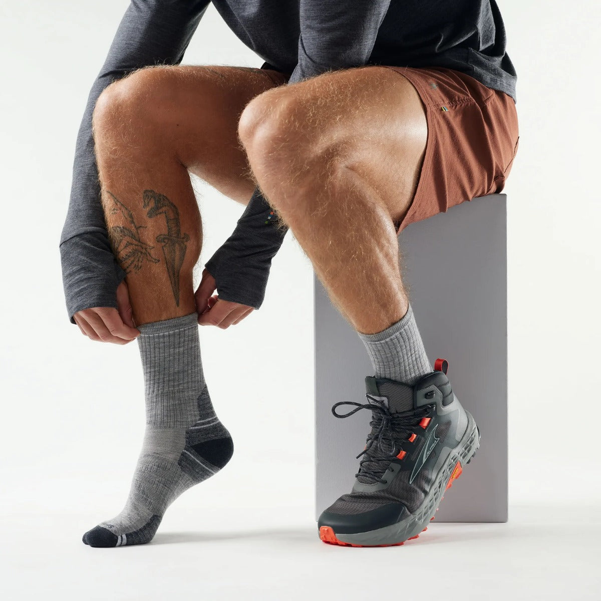 SMARTWOOL HIKE TARGETED CUSHION MID CREW