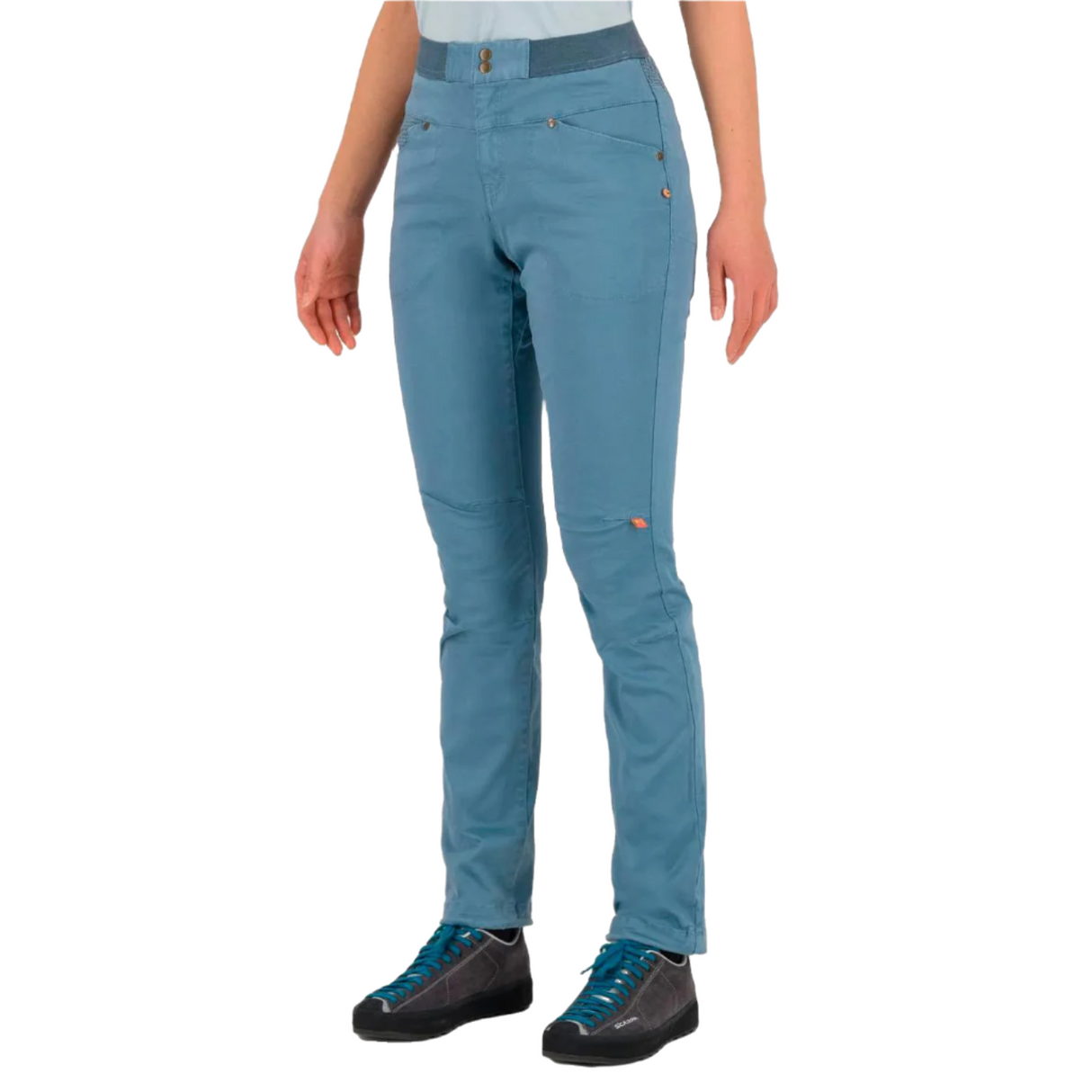 MEN'S LONG HIKING PANTS JELO EVO PLUS black