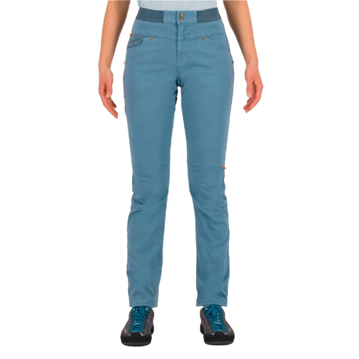 MEN'S LONG HIKING PANTS JELO EVO PLUS black