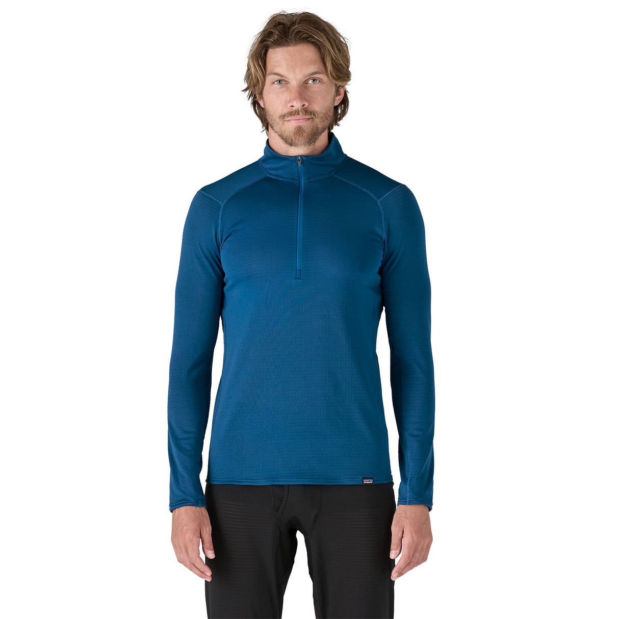 MOŠKA MAJICA CAPILENE THERMAL WEIGHT ZIP-NECK