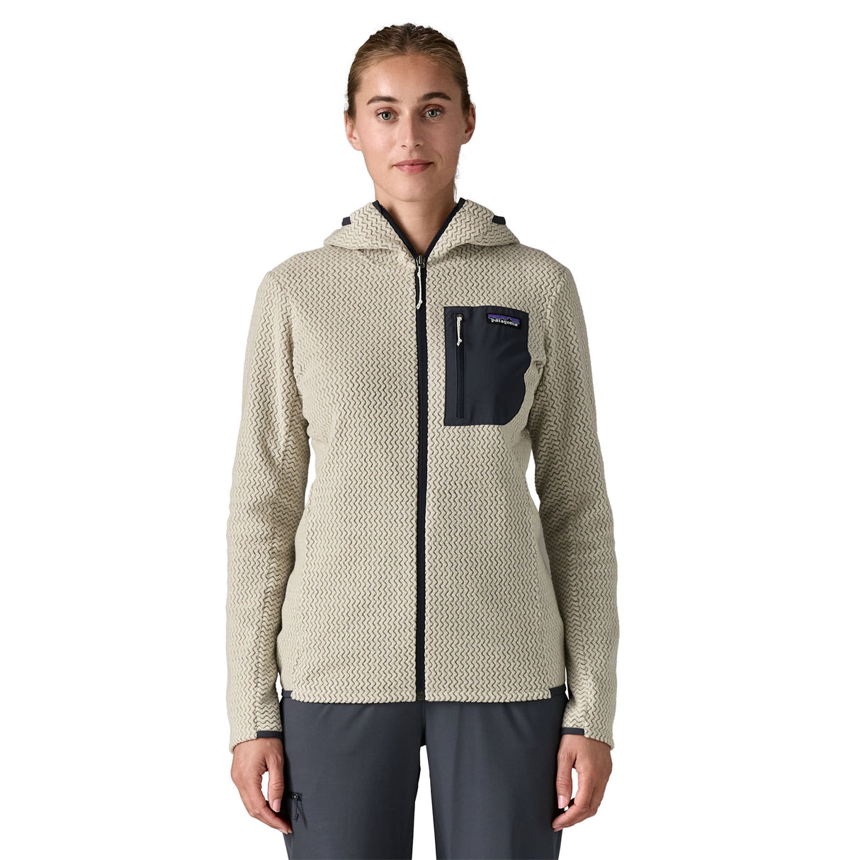 ŽENSKI FLIS R1 AIR FULL ZIP HOODY