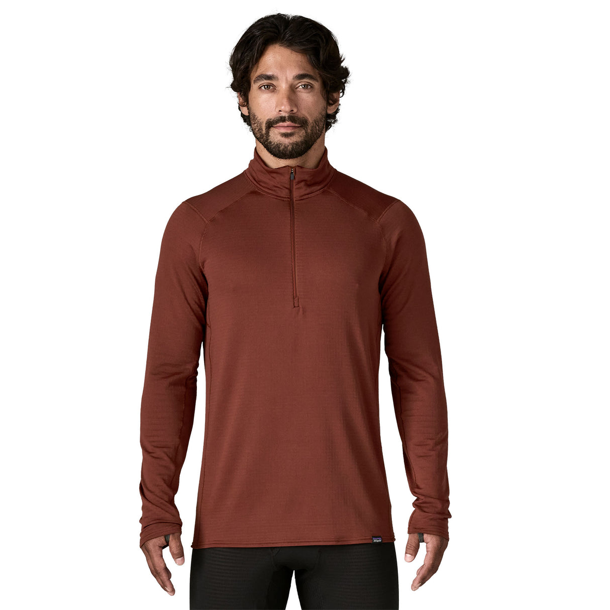 MOŠKA MAJICA CAPILENE THERMAL WEIGHT ZIP-NECK