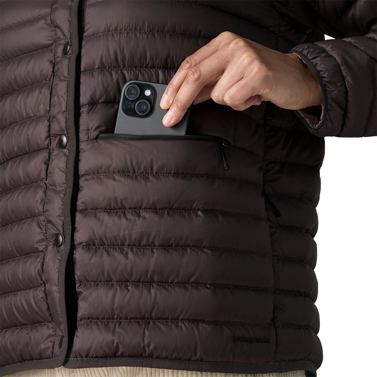 PATAGONIA LW REVERSIBLE DOWN SWEATER CARDIGAN