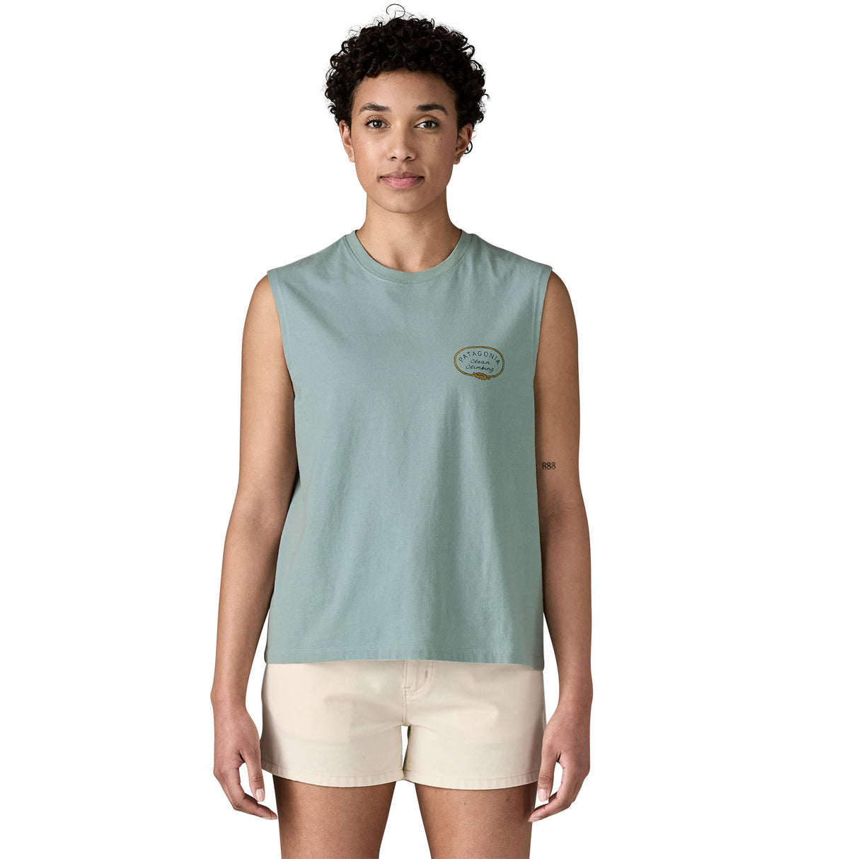 ŽENSKA MAJICA BREZ ROKAVOV CLEAN CLIMB ROOTS BOXY ORGANIC TANK