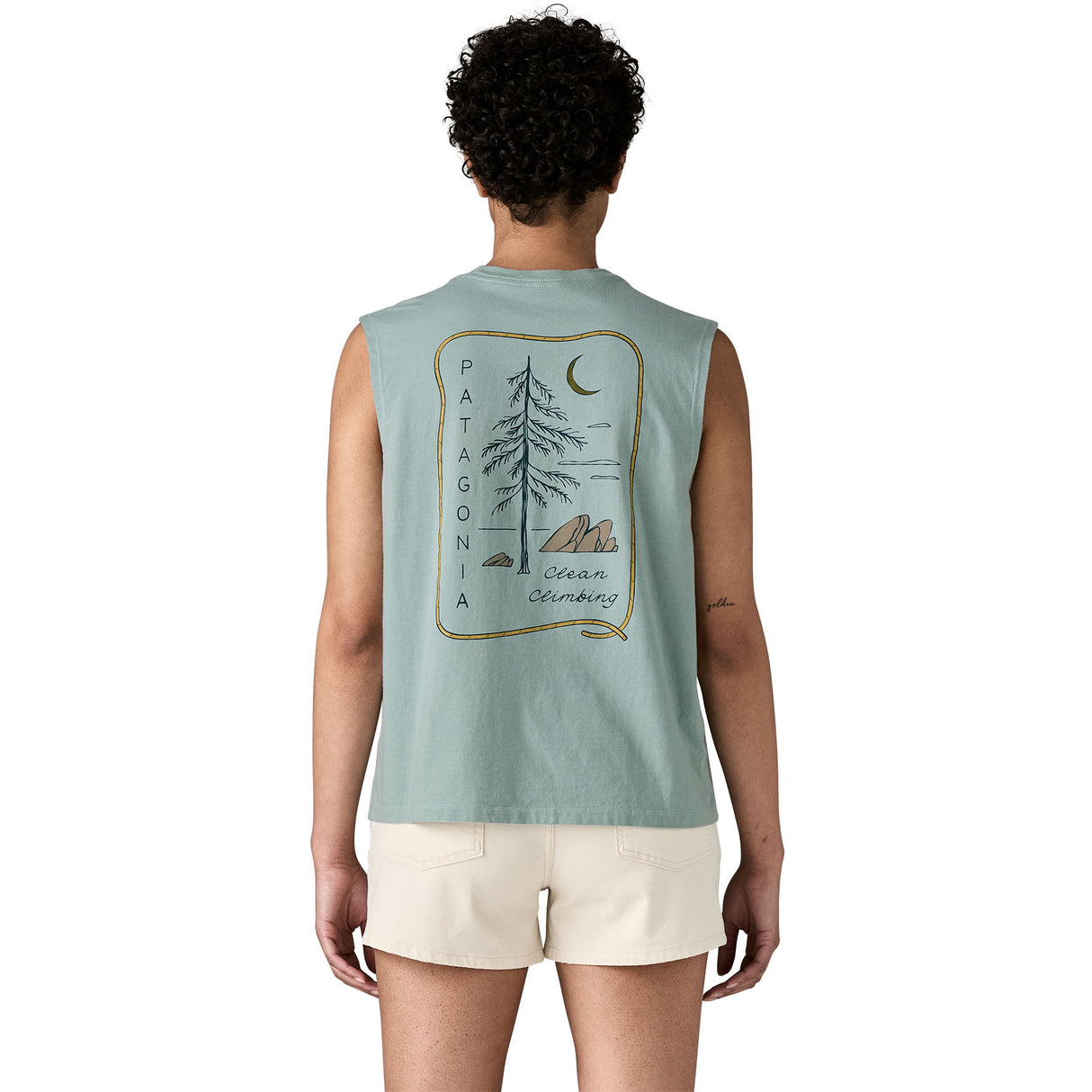 ŽENSKA MAJICA BREZ ROKAVOV CLEAN CLIMB ROOTS BOXY ORGANIC TANK