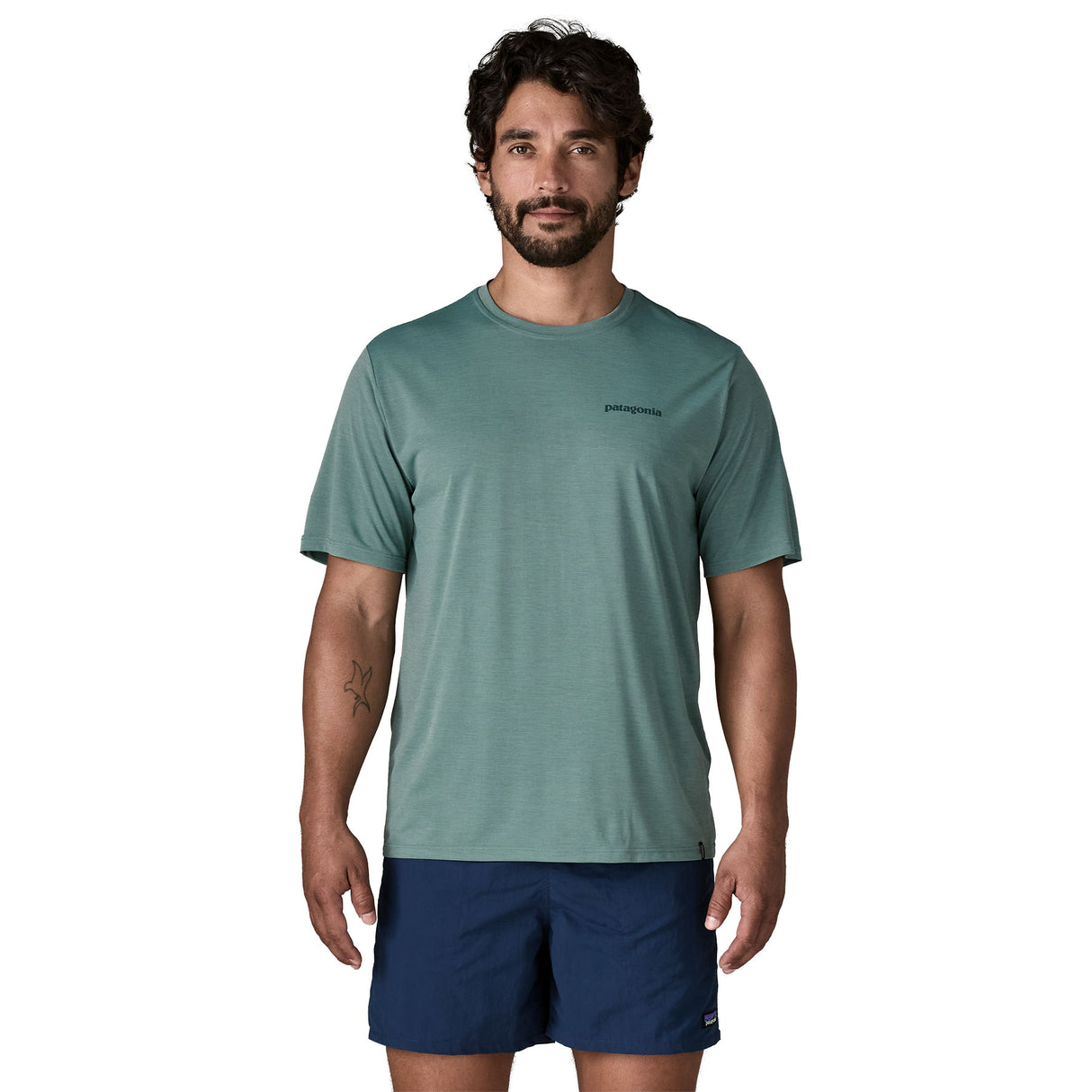 PATAGONIA CAP COOL DAILY SHIRT - BOARDSHORT LOGO