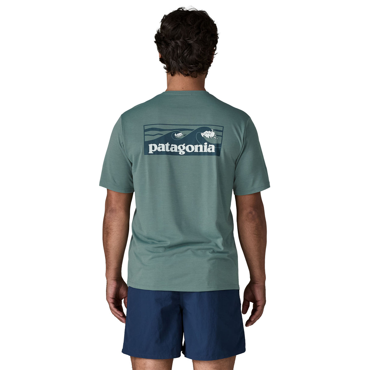 PATAGONIA CAP COOL DAILY SHIRT - BOARDSHORT LOGO