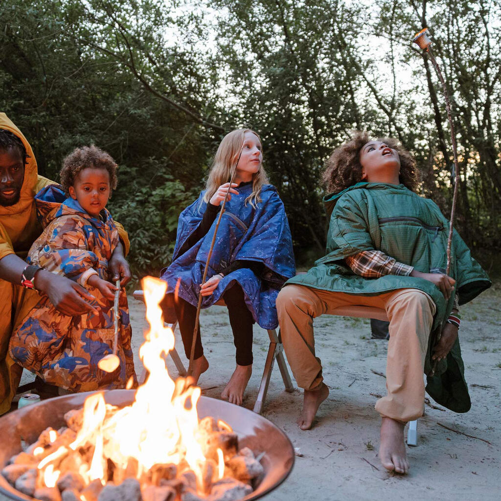 CHILDREN'S PONCHO BLANKET KIDS HONCHO PONCHO