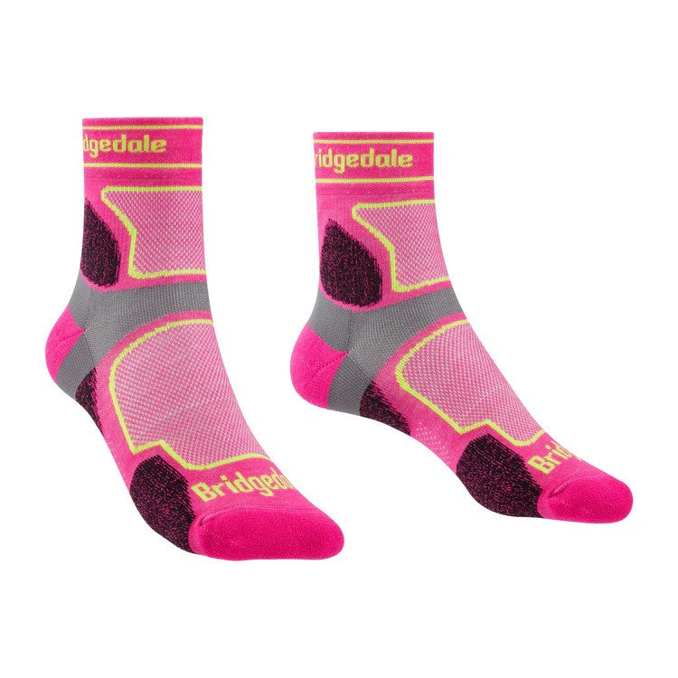 ŽENSKE NOGAVICE TRAIL RUN ULTRALIGHT T2 COOLMAX SPORT 3/4 CREW