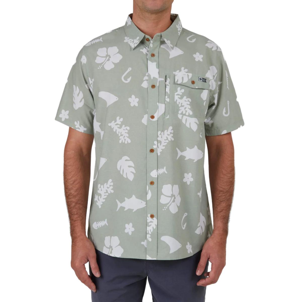 SHOOTS S/S TECH WOVEN SHORT SHIRT FOR MEN