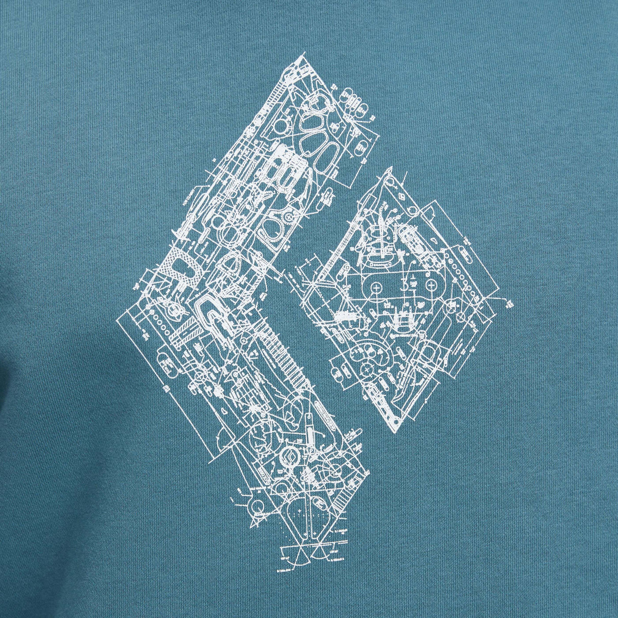 MOŠKI PULOVER ENGINEERED DIAMOND PO HOODY