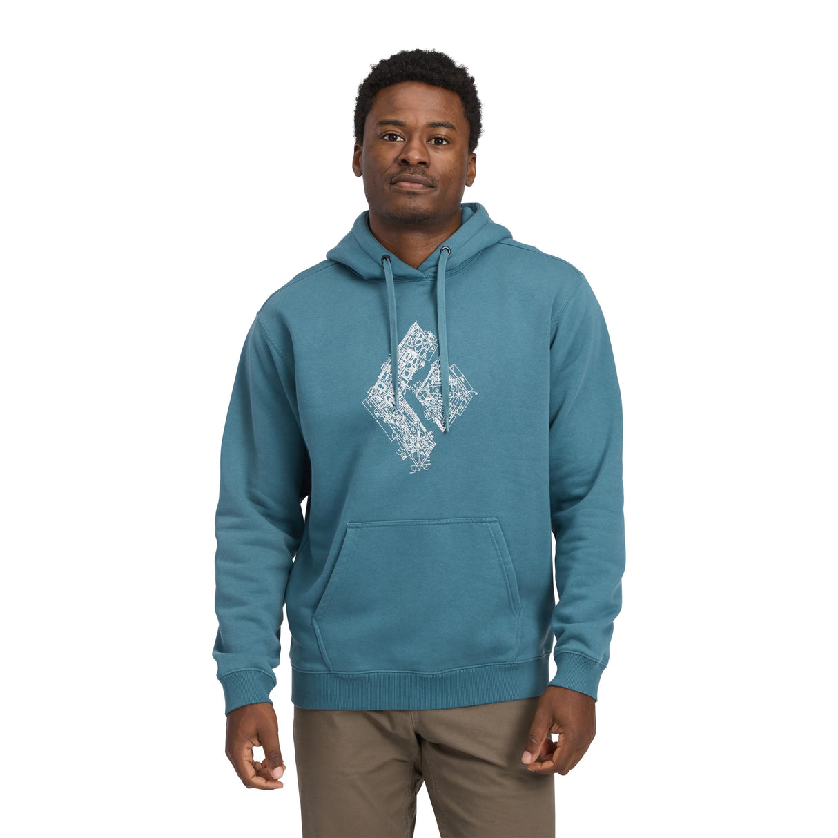 MOŠKI PULOVER ENGINEERED DIAMOND PO HOODY