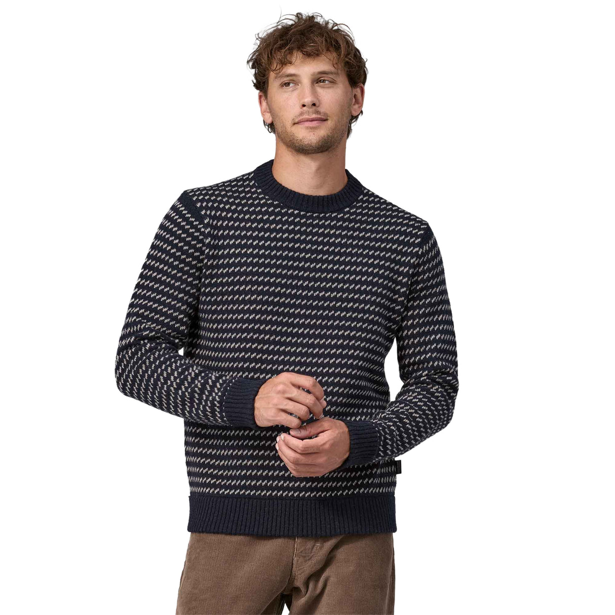 MEN'S RECYCLED WOOL-BLEND SWEATER
