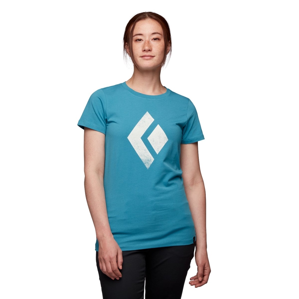 ŽENSKA KRATKA MAJICA CHALKED UP modra - Alpska Šola Bovec