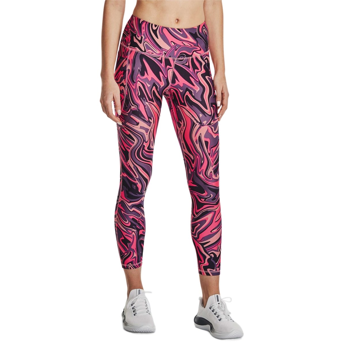 ŽENSKE PAJKICE ARMOUR AOP ANKLE LEG roza vijola - Alpska Šola Bovec