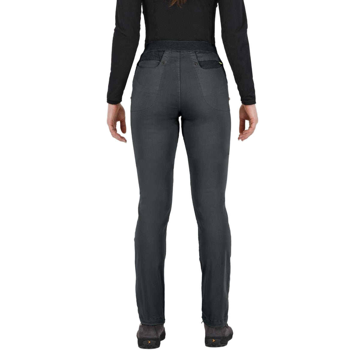 MEN'S LONG HIKING PANTS JELO EVO PLUS black