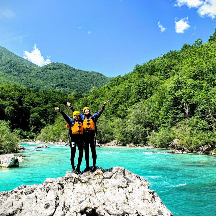 Brezplačne fotografije z raftinga na Soči