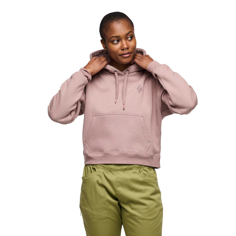 WOMEN'S SWEATER CROP HOODY