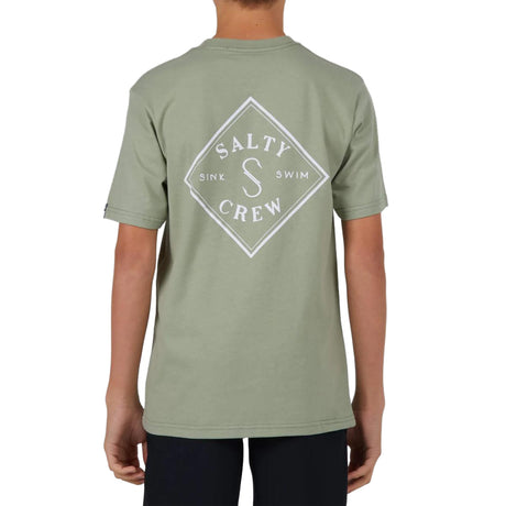 BOYS' T-SHIRT ALPHA FLAG CORAL S/S