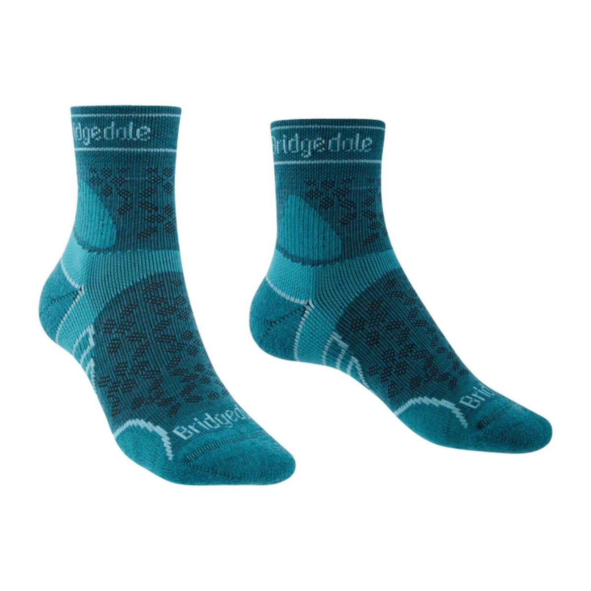 WOMEN'S SOCKS TRAIL RUN LIGHTWEIGHT T2 MERINO SPORT 3/4 CREW