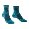 WOMEN'S SOCKS TRAIL RUN LIGHTWEIGHT T2 MERINO SPORT 3/4 CREW