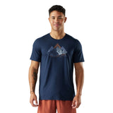 SMARTWOOL PEAK BAGGER ACTIVE SHORT SLEEVE GRAPHIC TEE