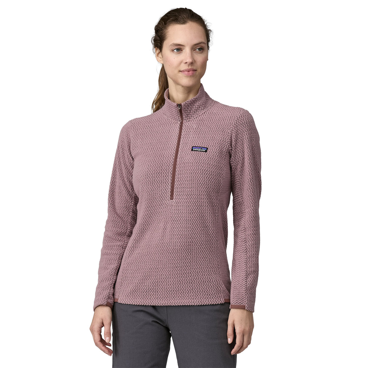 ŽENSKI FLIS R1 AIR ZIP NECK