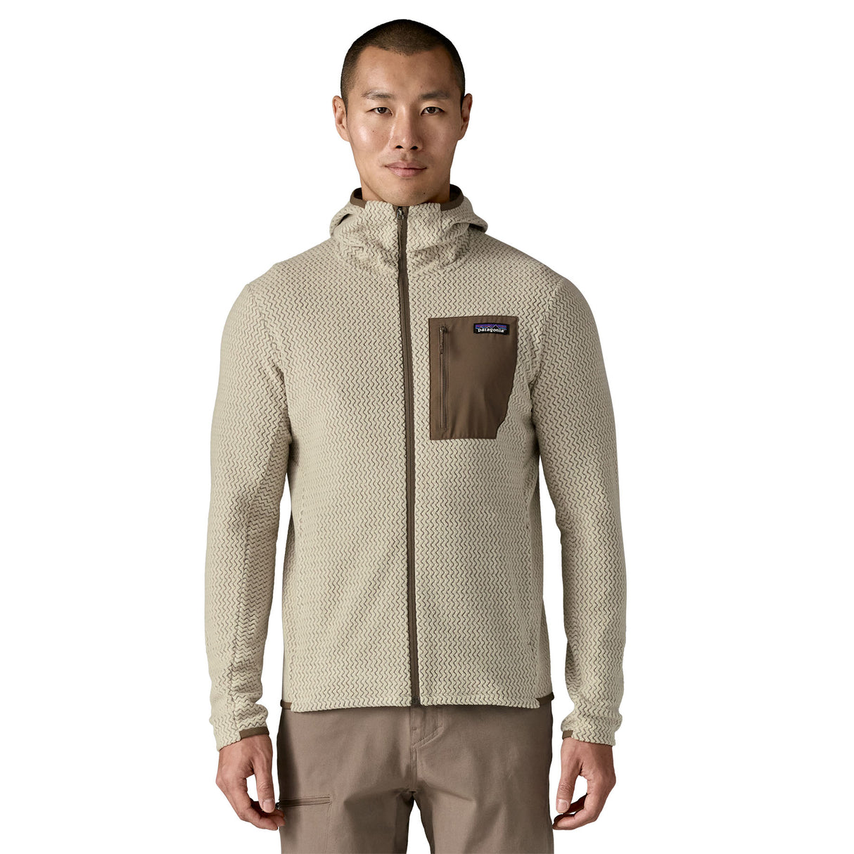 MOŠKI FLIS R1 AIR FULL-ZIP HOODY