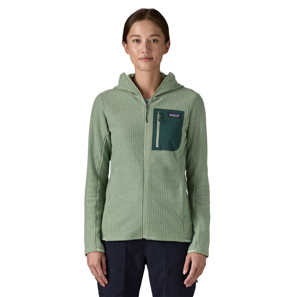 ŽENSKI FLIS R1 AIR FULL ZIP HOODY