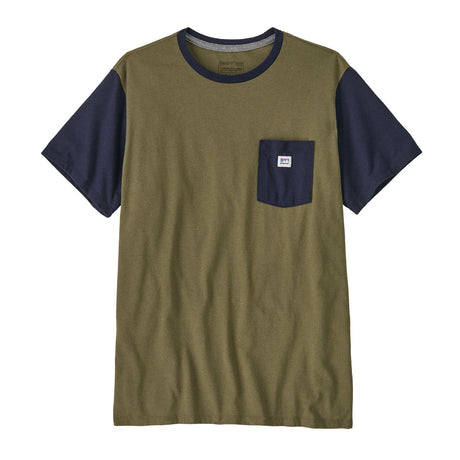MOŠKA KRATKA MAJICA SHOP STICKER POCKET RESPONSIBILI-TEE