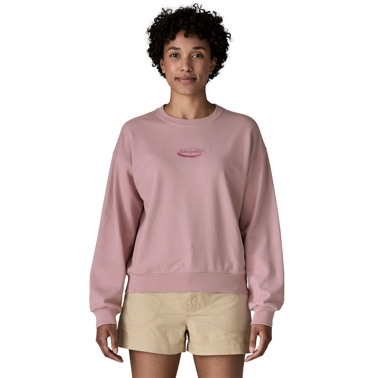 ŽENSKI PULOVER 95 OVAL LOGO DAILY CREW