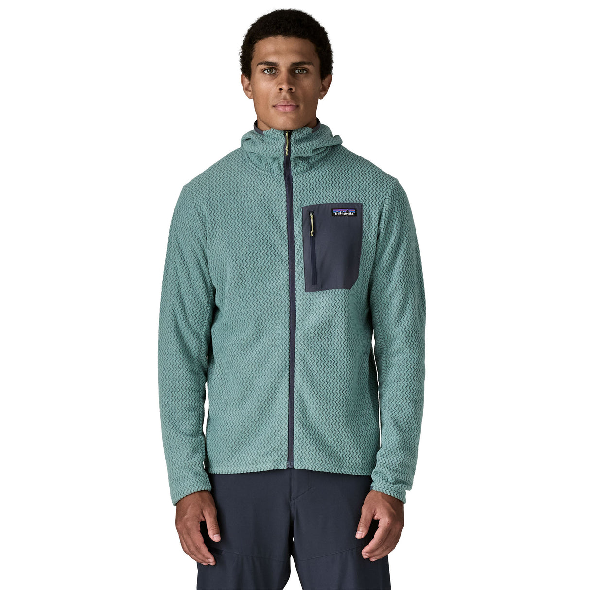 MOŠKI FLIS R1 AIR FULL ZIP HOODY