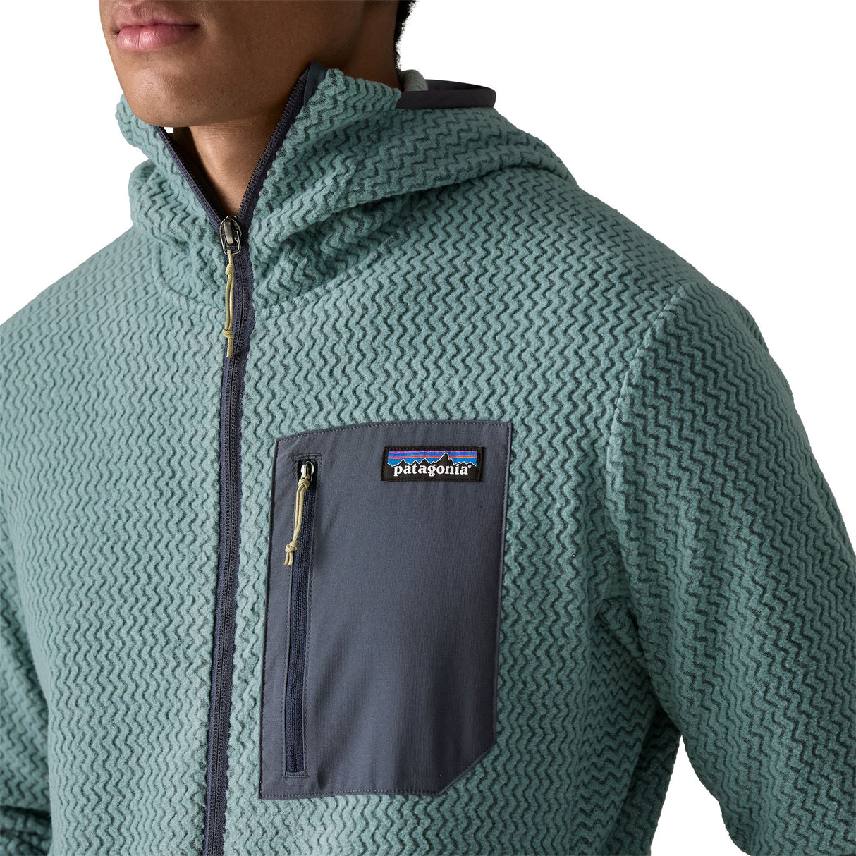 MOŠKI FLIS R1 AIR FULL ZIP HOODY