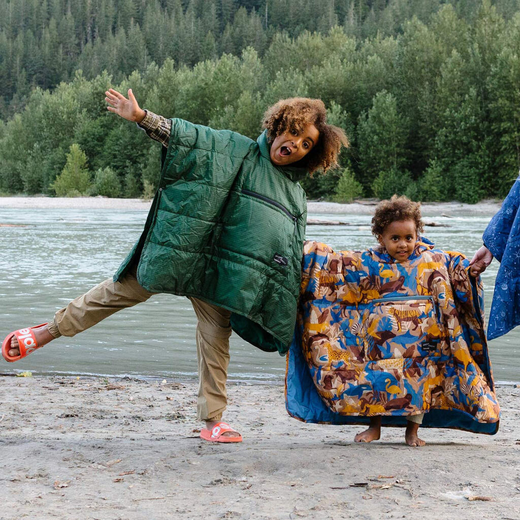 CHILDREN'S PONCHO BLANKET KIDS HONCHO PONCHO
