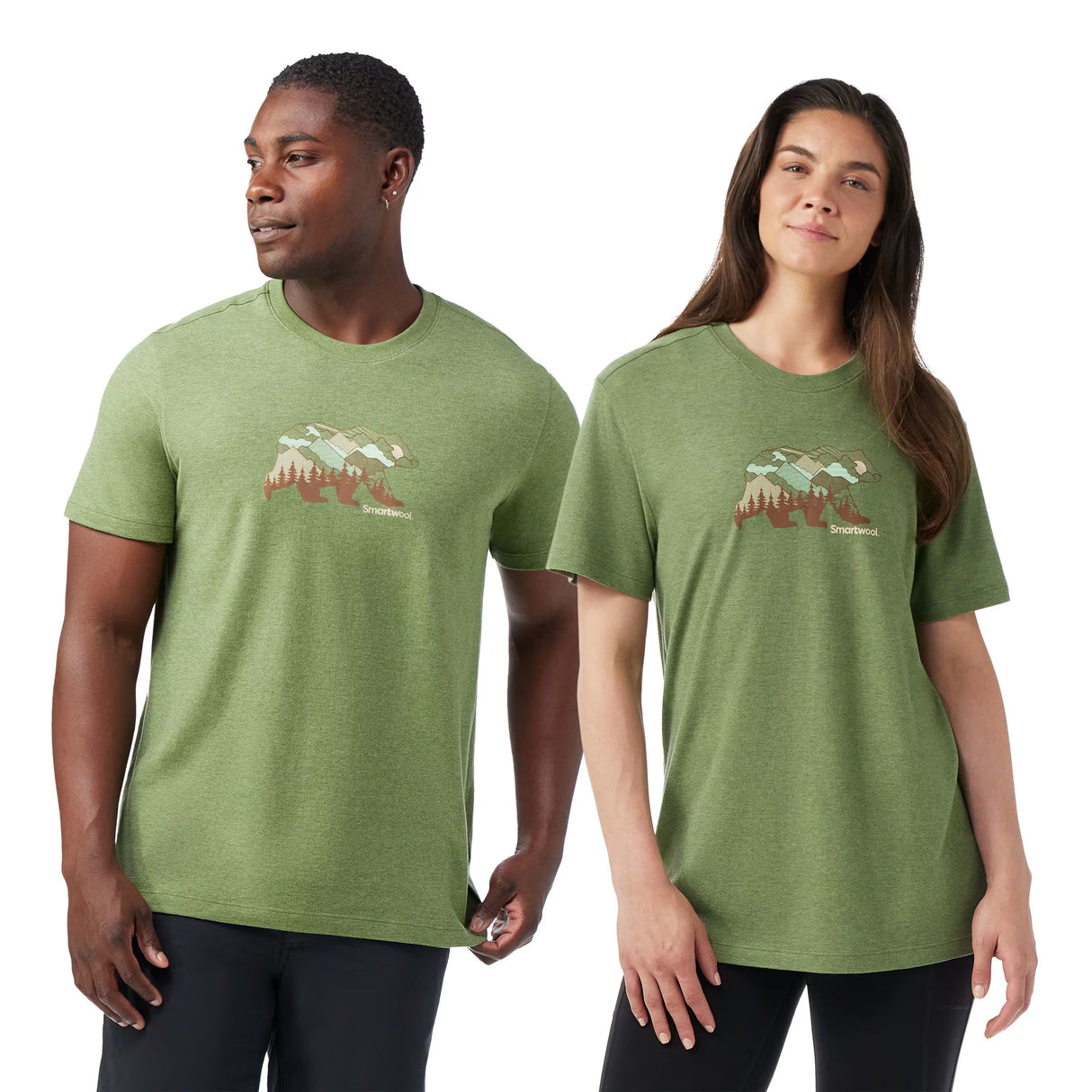 UNISEX KRATKA MAJICA BEAR VIEW SHORT SLEEVE GRAPHIC TEE