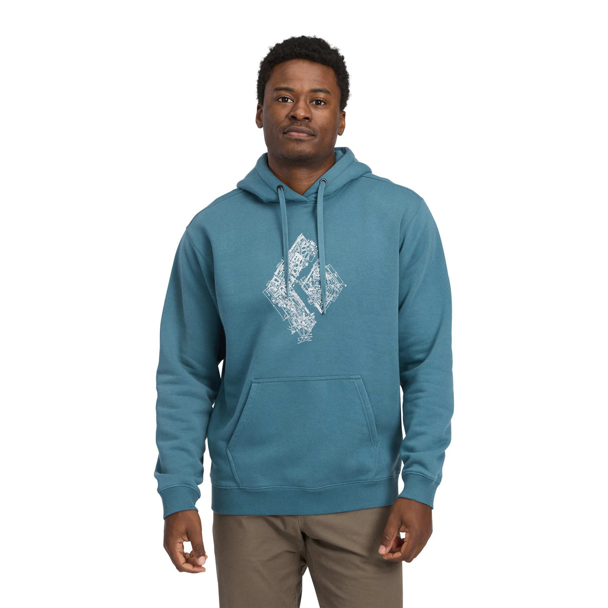 MOŠKI PULOVER ENGINEERED DIAMOND PO HOODY