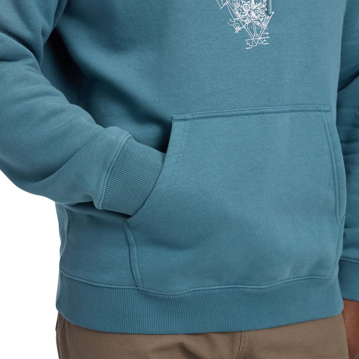MOŠKI PULOVER ENGINEERED DIAMOND PO HOODY
