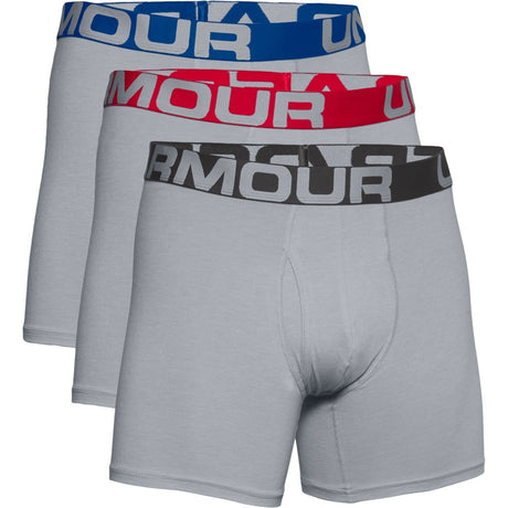 MEN'S BOXERS CHARGED 3x red, blue, gray