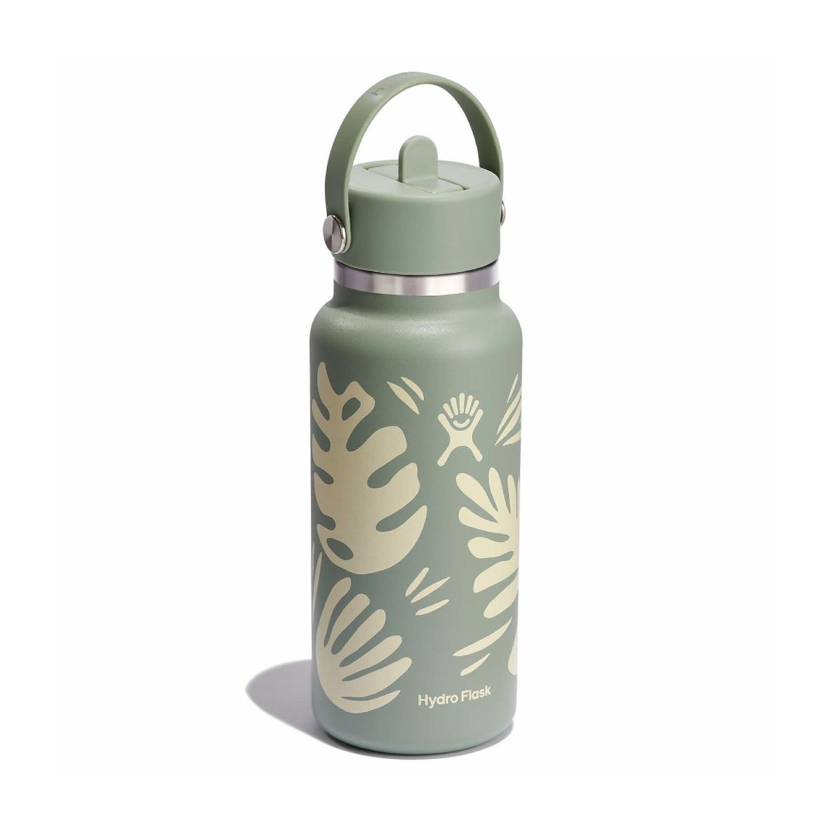 THERMO BOTTLE 32 OZ WIDE MOUTH FLEX STRAW CAP - 946 ML