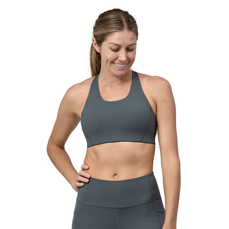 ŽENSKI ŠPORTNI MODRČEK SHADOWLITE MID IMPACT ADJUSTABLE BRA