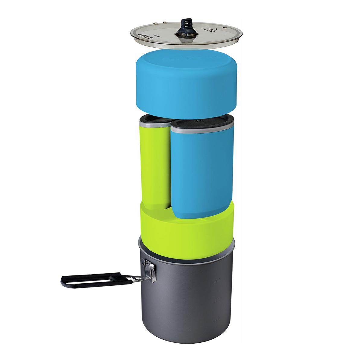 TABLEWARE SET FOR 2 PERSONS TRAIL LITE DUO SYSTEM