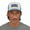 KAPA S ŠILTOM P-6 LOGO TRUCKER HAT belo-modra - Alpska Šola Bovec