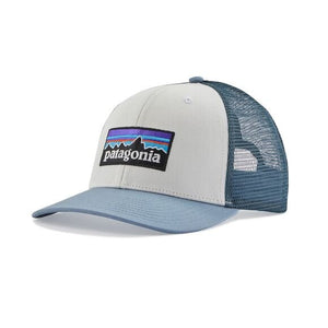 KAPA S ŠILTOM P-6 LOGO TRUCKER HAT belo-modra - Alpska Šola Bovec