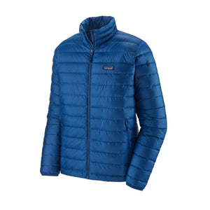 MOŠKA PUHASTA JAKNA SWEATER modra - Alpska Šola Bovec
