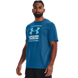 UNDER ARMOUR - MOŠKA KRATKA MAJICA GL FOUNDATION modra - Alpska Šola Bovec