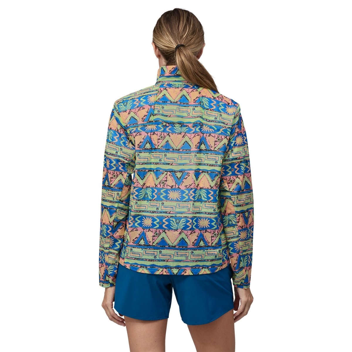 ŽENSKA JAKNA HOUDINI STASH 1/2 ZIP večbarvna - Alpska Šola Bovec