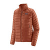 ŽENSKA PUHASTA JAKNA SWEATER oranžna - Alpska Šola Bovec