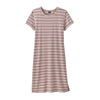 ŽENSKA REGENERATIVE ORGANIC CERTIFIED COTTON T-shirt Dress roza - Alpska Šola Bovec