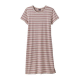ŽENSKA REGENERATIVE ORGANIC CERTIFIED COTTON T-shirt Dress roza - Alpska Šola Bovec